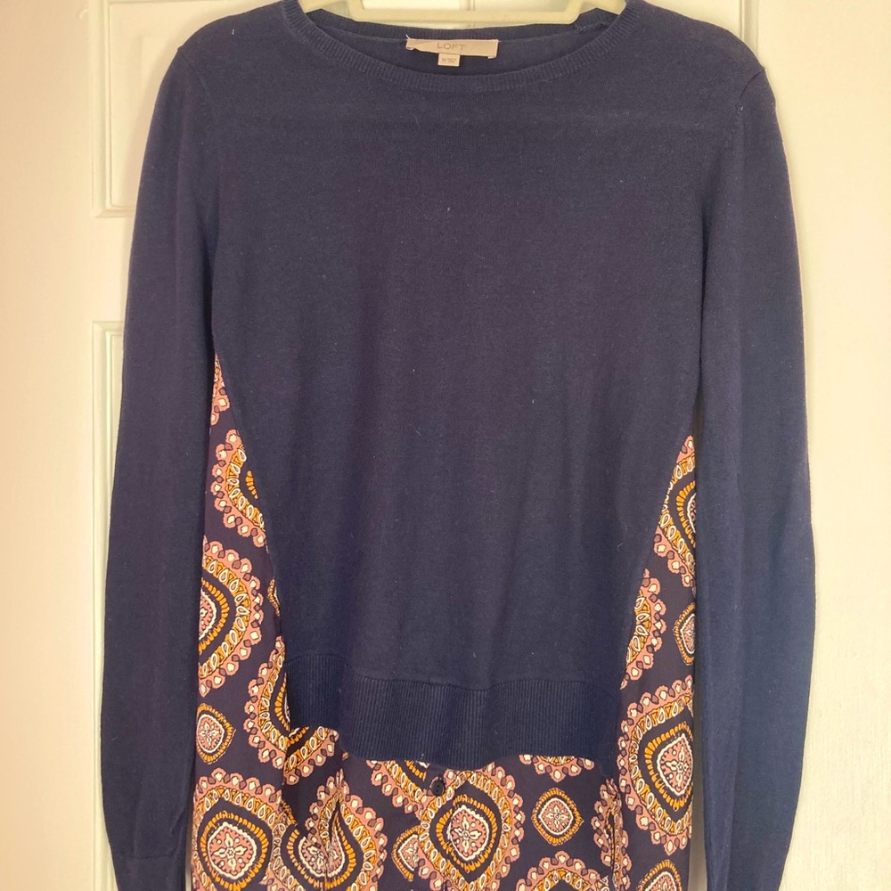 Loft Mixed Media Tunic